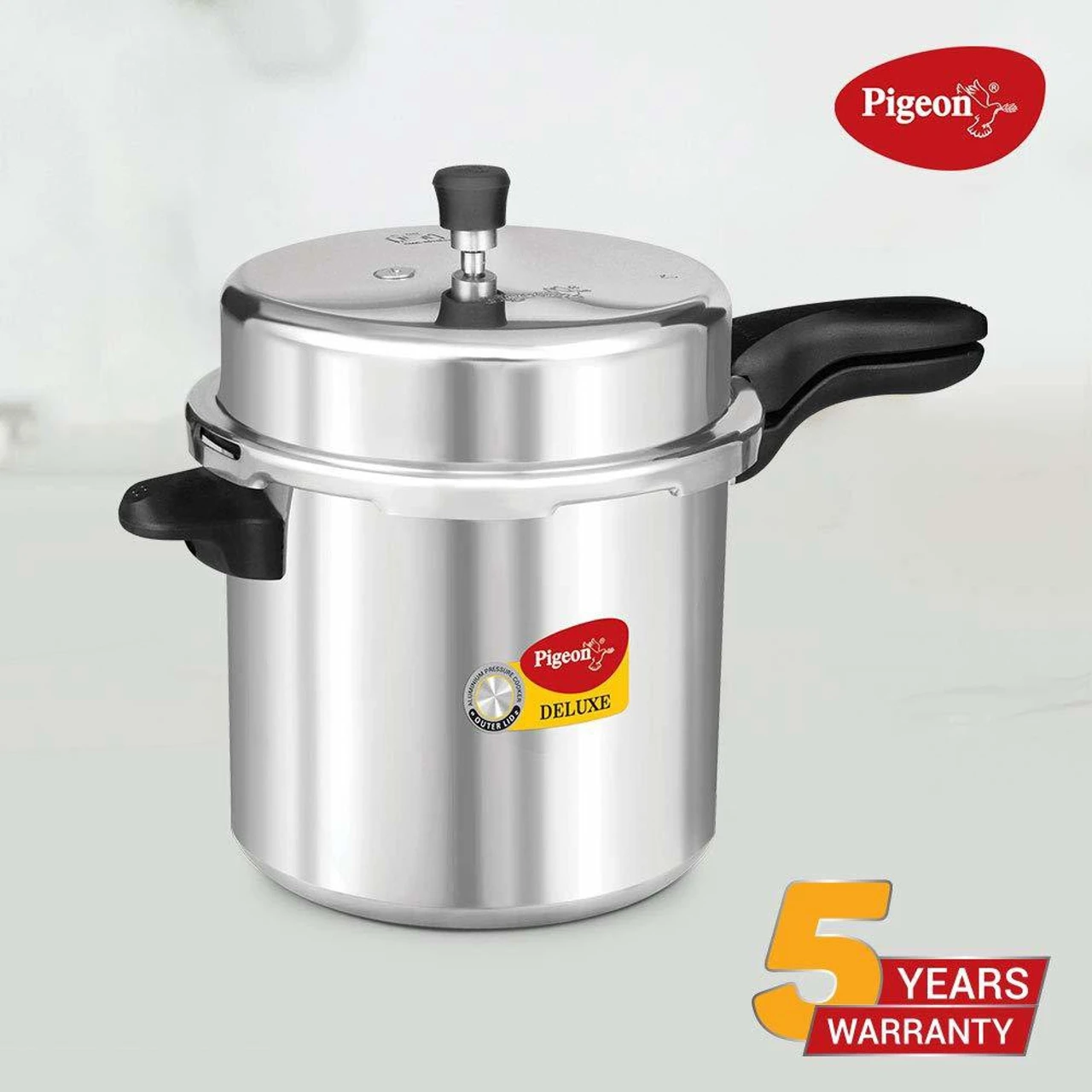 PIGEON DELUXE PRESSURE COOKER 12 LTR OUTER LID - Image 3