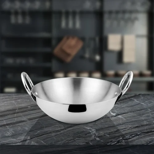 SHRI & SAM 430 PLAIN KADHAI 30CM