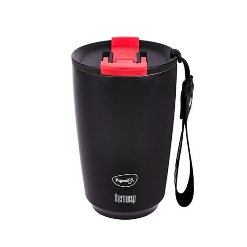 PIGEON VACCUM THERMO CUP 400ML BLACK (SAP 16047)