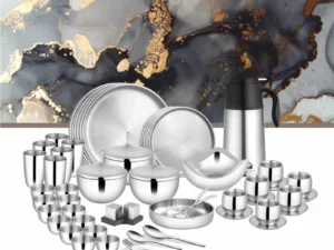 SHRI & SAM SS NIKKI DINNER SET & INDIVIDUL ITEMS 78PCS