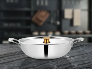 SHRI & SAM TRIPLICA KADHAI W/L SS 30 CM