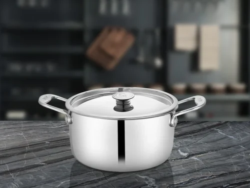 SHRI & SAM PLATINUM PLAIN CASSEROLE W/L SS 16CM