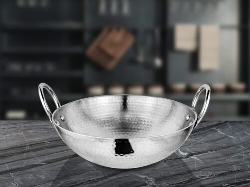SHRI & SAM 430 HAMMERED KADHAI 22CM