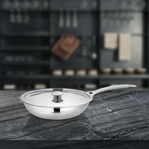 SHRI & SAM PLATINUM PLAN FRY PAN W/L SS 18 CM