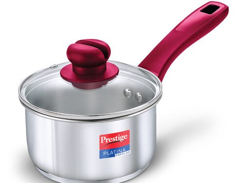 PRESTIGE SAUCE PAN- PLATINA POP 140MM W/LID