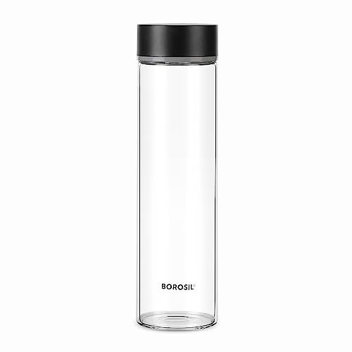 BOROSIL GLASS W/B-NEO BLACK SS LID 550ML