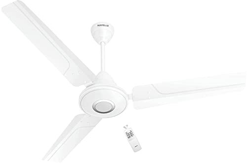 havells ceiling fan -stealth neo wood bldc light woodpearl white 1200mm