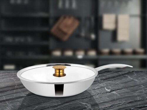 SHRI & SAM TRIPLICA FRY PAN W/L SS 26 CM
