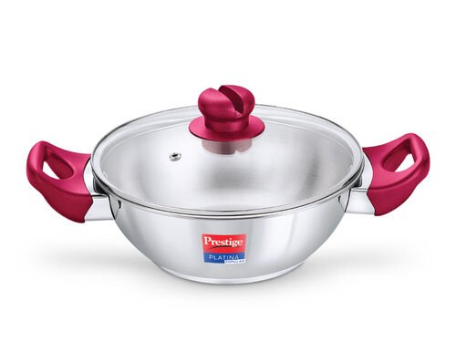 PRESTIGE KADAI-PLATINA POP 260MM W/LID
