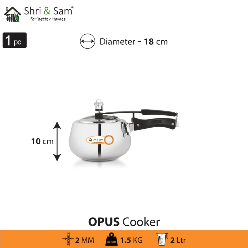 SHRI & SAM COOKER OPUS SS 2LTR - Image 2