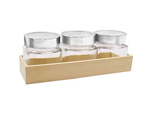 TREO -WOODY CUBE JAR 580 ML
