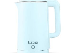 tesora elect glass kettle 1.5l-white