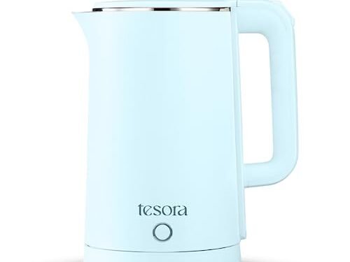 tesora elect glass kettle 1.5l-white