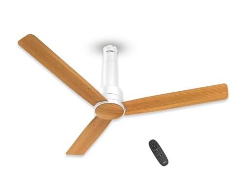 havells ceiling fan -elio prime pinewood pearl white 1200mm