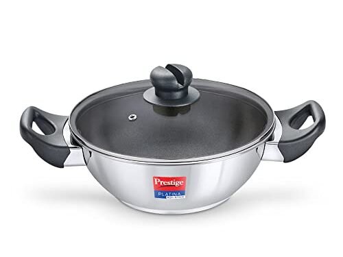 PRESTIGE KADAI-PLATINA NON STICK 260MM W/LID