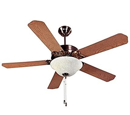 ORIENT CEILING FAN-SUBARIS SOLO 1300MM ANTIQUE COPPER BLADE OAKWOOD