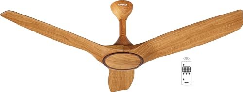 havells ceiling fan -stealth wood i pinewood cola chrome 1200mm