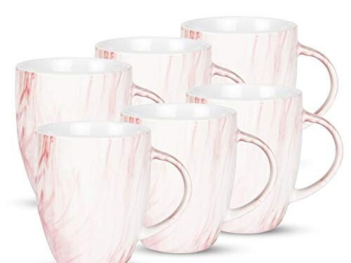 TREO MARBLE MUG 240ML 6PCS SET