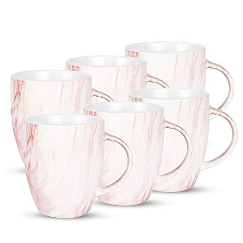 TREO MARBLE MUG 240ML 6PCS SET