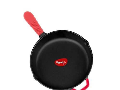 PIGEON LUXE CAST IRON FRY PAN 220MM