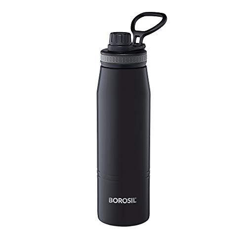 BOROSIL W/B-GOSPORTS 600ML BLACK