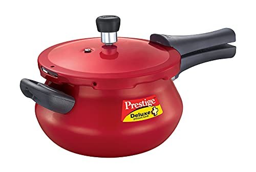 PRESTIGE COOKER-DLX+ JR HANDI 5LTR RED