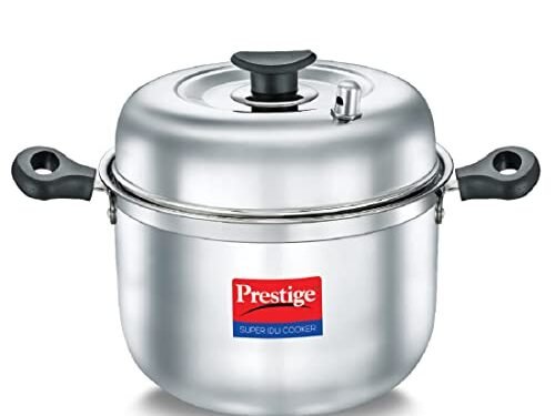 PRESTIGE IDLI COOKER-SUPER W/6 IDLI PLATES