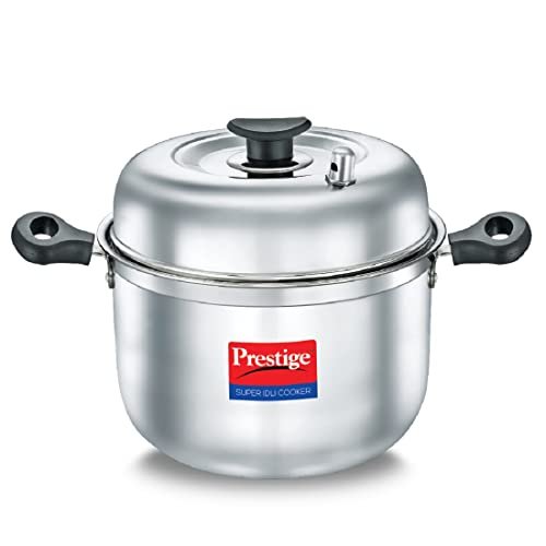 PRESTIGE IDLI COOKER-SUPER W/6 IDLI PLATES