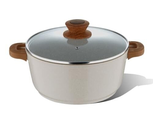 BERGNER CASSEROLE-NATURALLY CAST ALU 200MM W/LID