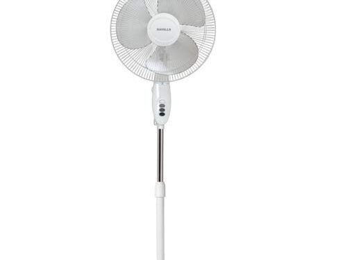 HAVELLS PEDESTAL FAN-SWING OFF WHITE 400MM