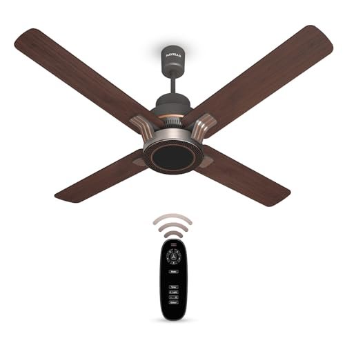 HAVELLS CEILING FAN -FLORETTE BLDC SMOKE BROWN WOOD 1320MM