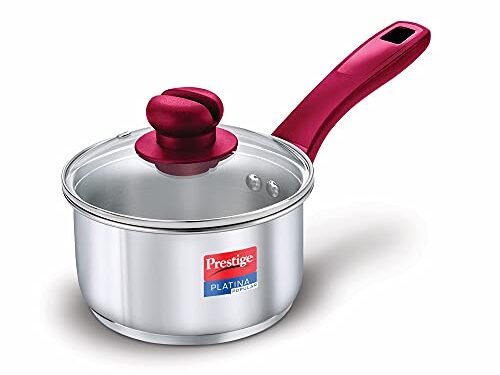 PRESTIGE SAUCE PAN- PLATINA POP 160MM W/LID