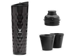 VAYA DRYNK WITH GULPER LID-600ML (SHINY BLACK)