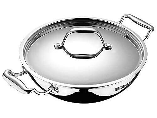 BERGNER DEEP KADAI-ARGENT TRIPLY 2.3LTR