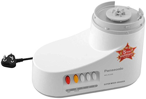 PANASONIC MIXER GRINDER - MX-AC 220 H (WHITE) 1KW - Image 3