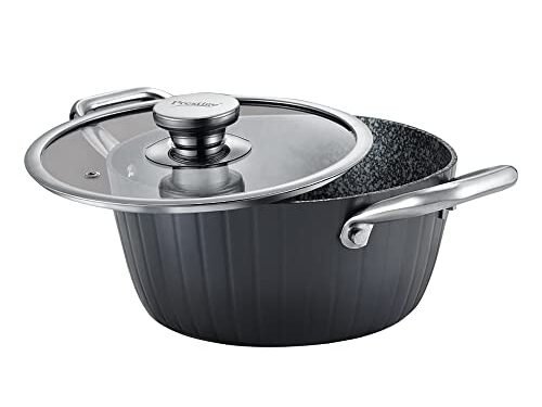 PRESTIGE CASSEROLE-HARD DURASTONE 200MM W/G LID