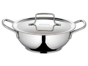 BOROSIL DEEP KADHAI-IMPACT 2.8LTR W/LID