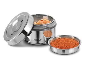 MILTON LUNCH BOX-STEEL SNACK MEDIUM