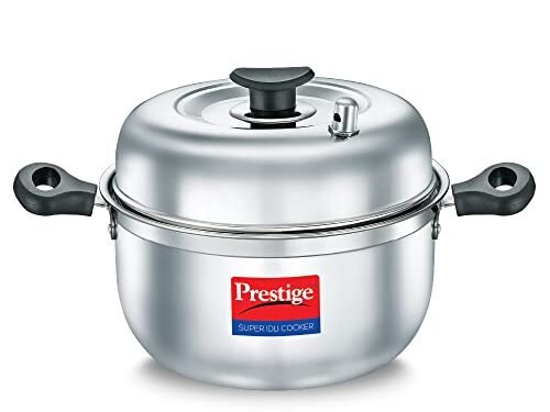 PRESTIGE IDLI COOKER-SUPER W/4 IDLI PLATES