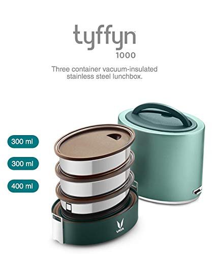 VAYA TYFFYNLYTE WITH POLISHED STAINLESS STEEL CONTAINERS 1000ML (GREEN) - Image 4