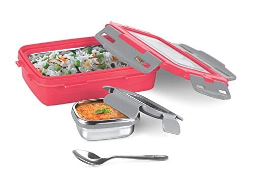 MILTON LUNCH BOX-STEELY DLX SMALL
