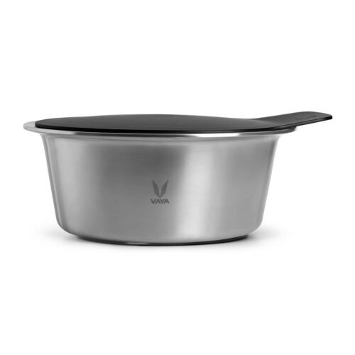 VAYA SERVEWARE STACK LID 2000ML (CHROME SILVER)