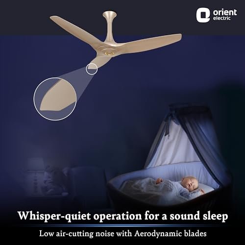 ORIENT CEILING FAN-AEROQUIET 1200MM MYSTIC GOLD - Image 3