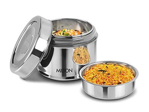 MILTON LUNCH BOX-STEEL SNACK LARGE