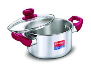PRESTIGE CASSEROLE-PLATINA POP 220MM W/LID