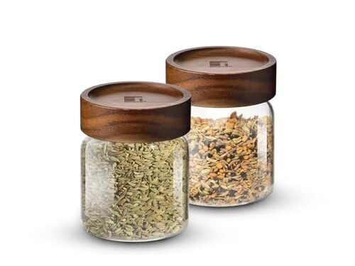BERGNER GLASS JAR-ACADIA SO2 340ML
