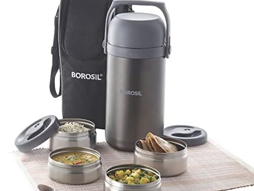 BOROSIL LUNCH BOX-HOT N COLD 4