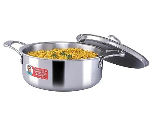 WONDERCHEF CASSEROLE-NIGELLA TRIPLY 4.8LTR W/LID SS