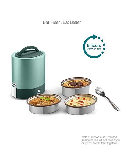 VAYA TYFFYNLYTE WITH POLISHED STAINLESS STEEL CONTAINERS 1000ML (GREEN) - Image 7