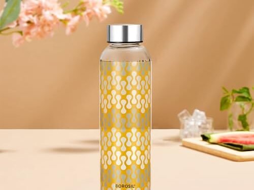 BOROSIL B-VISTA SLIM MOUTH GLASS BOTTLE 550ML